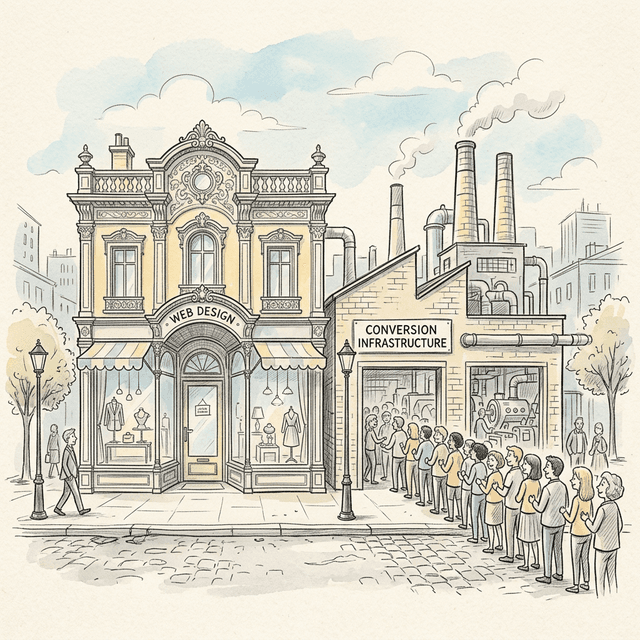 Site Bonito Não Paga Boleto: A Diferença Entre um Site que Existe e um Site que Vende